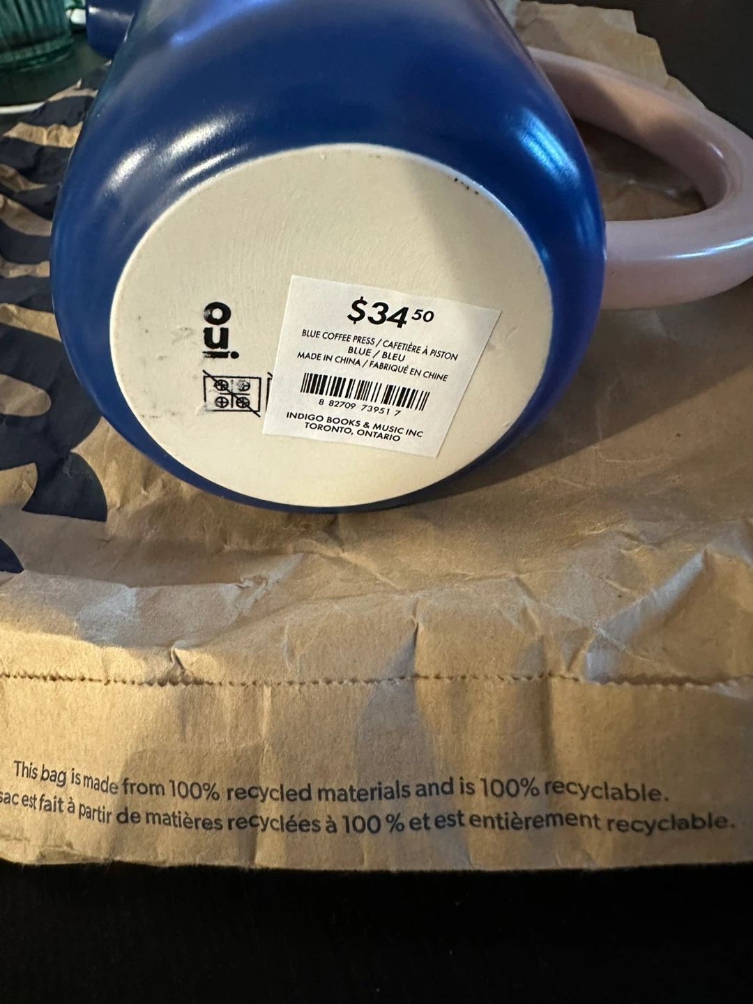 Oui Ceramic Coffee Press – Brand New - photo 3