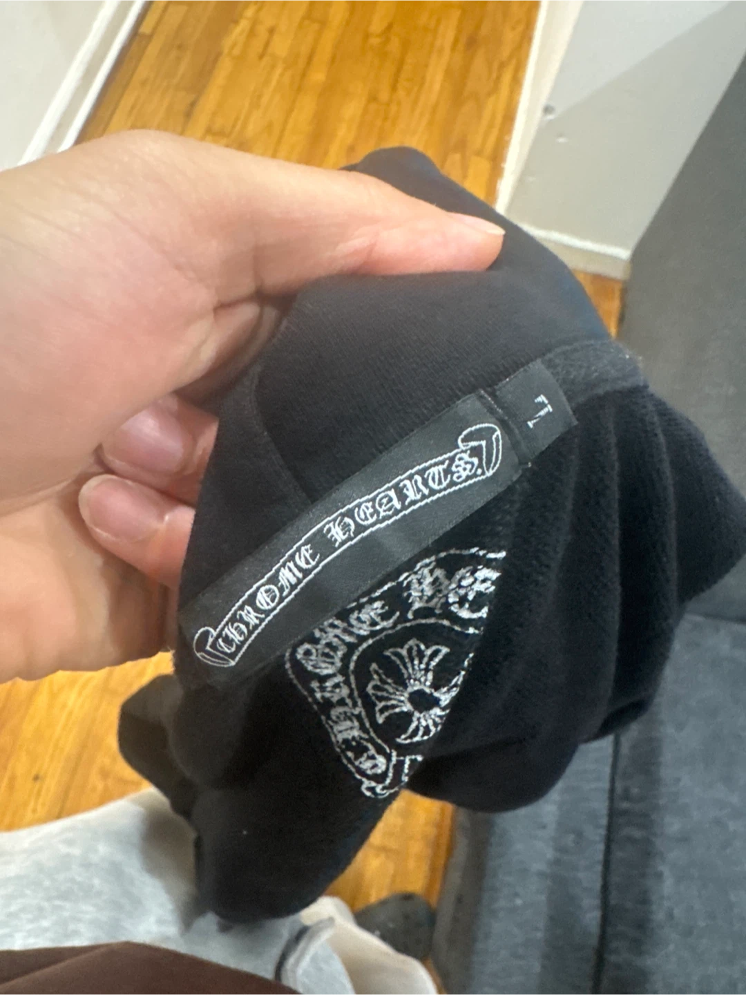 Chrome Hearts Black Zip Up Hoodie - photo 5
