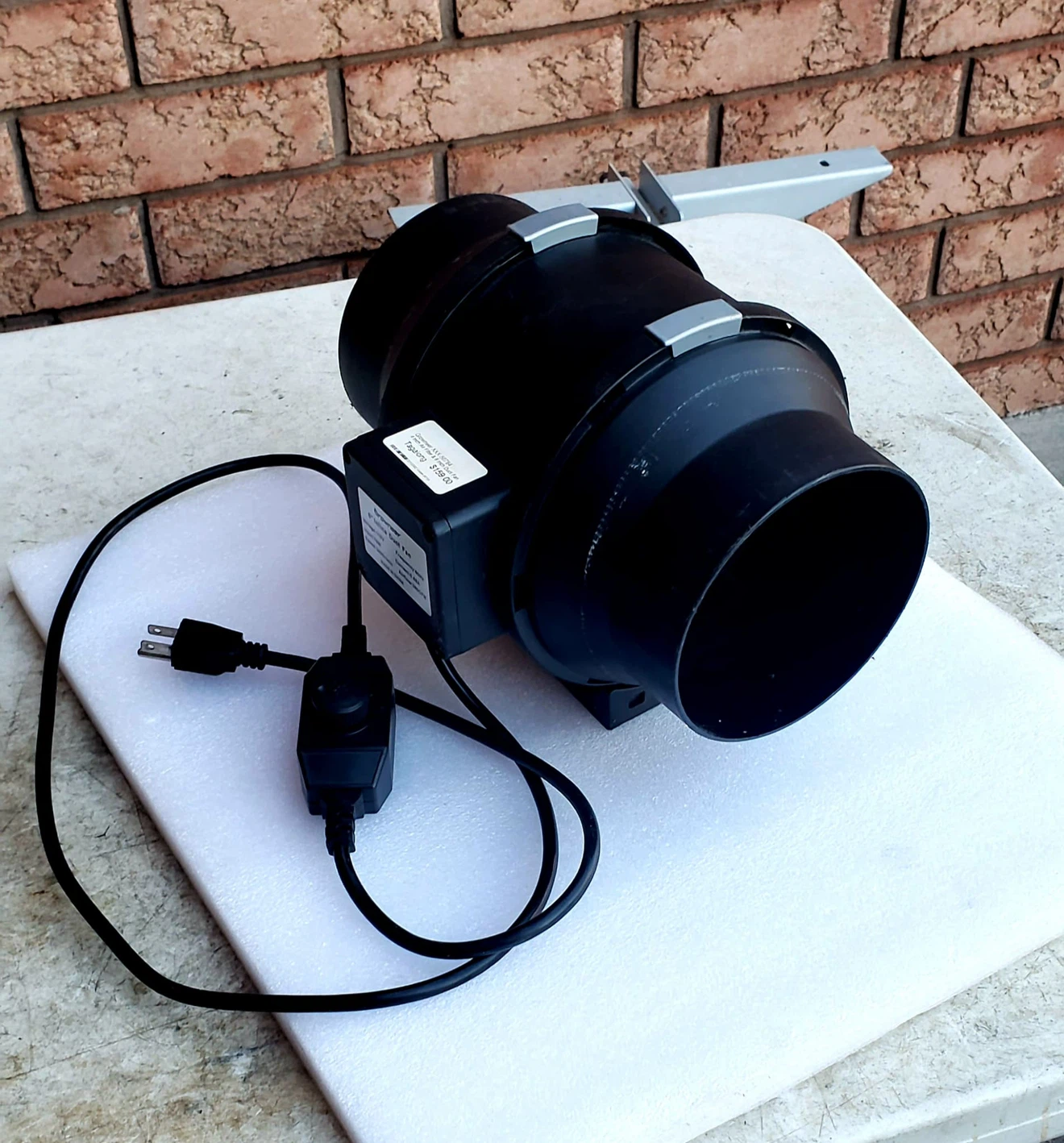 Growneer 6" Inline Duct Fan with Speed Controller - photo 2