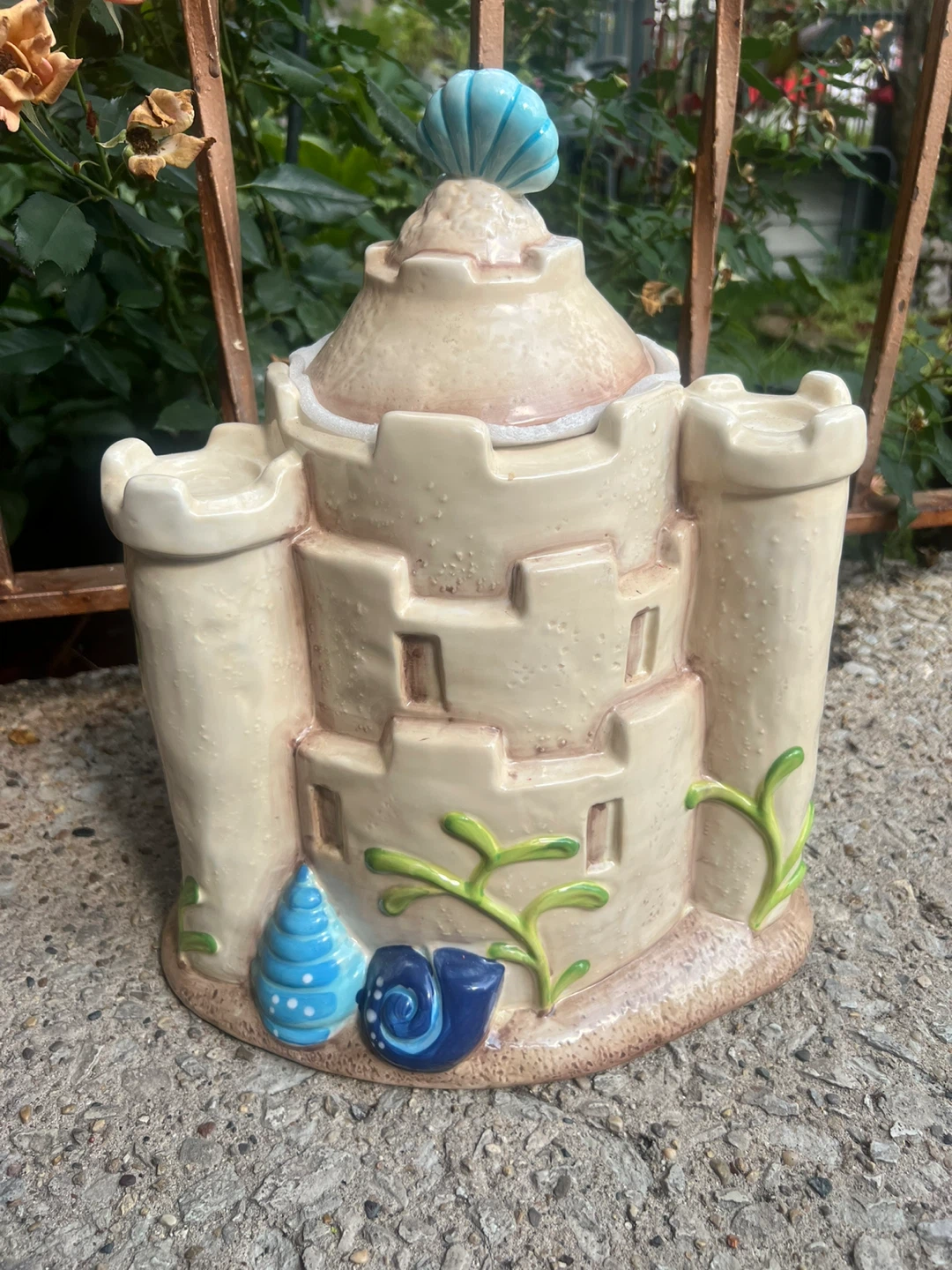 Sandcastle drink dispenser with Turtle and Shells - photo 4