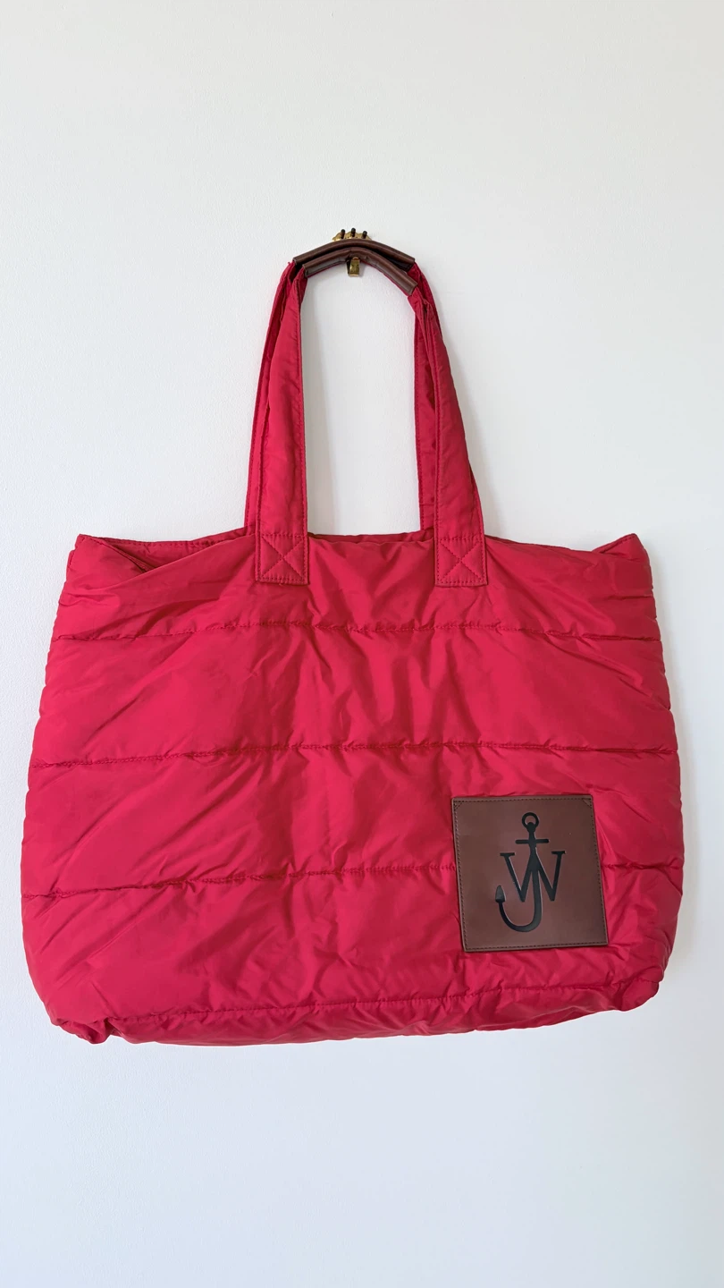 Uniqlo x JW Anderson Red Padded Tote Bag