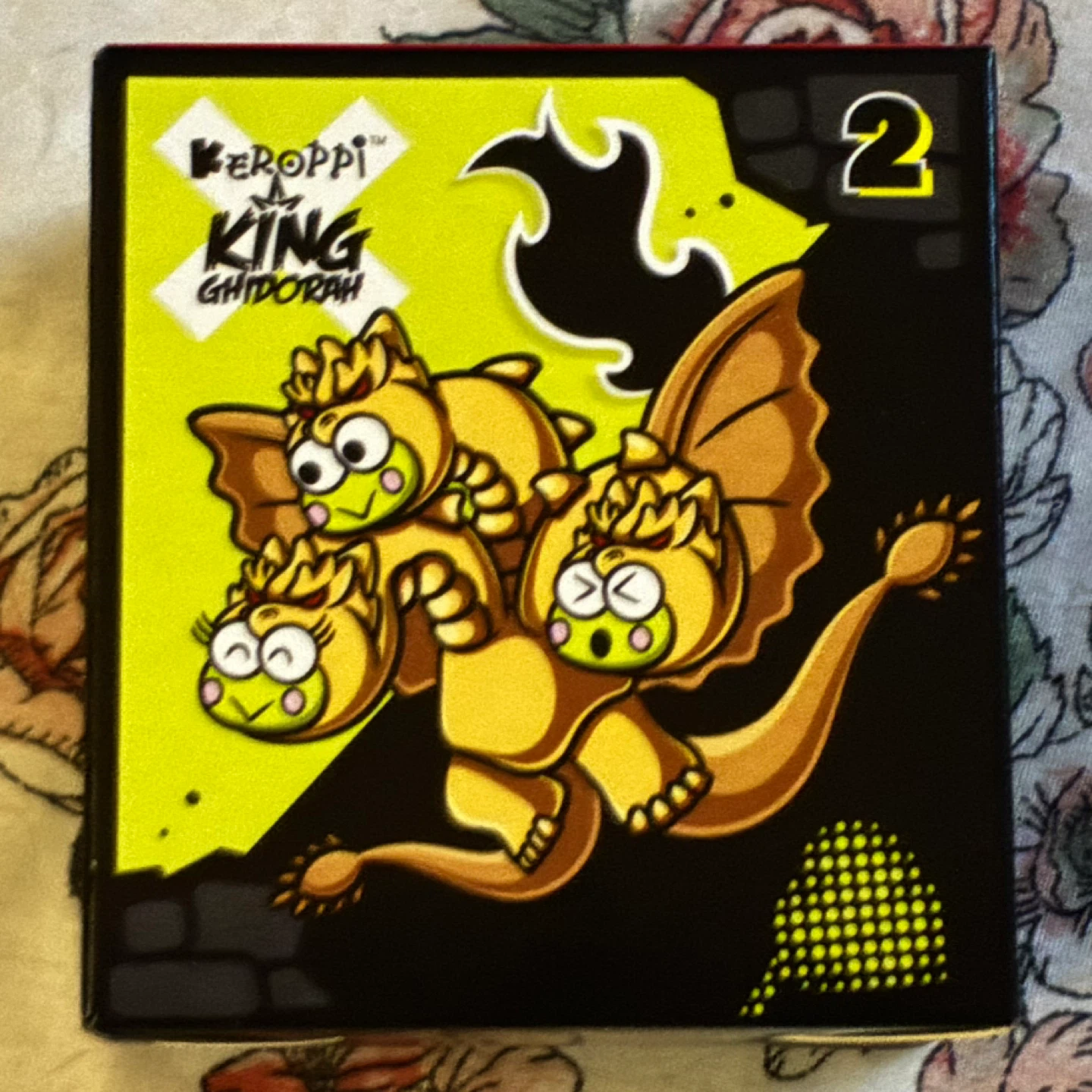 SANRIO x GODZILLA Keroppi King Ghidorah Figure