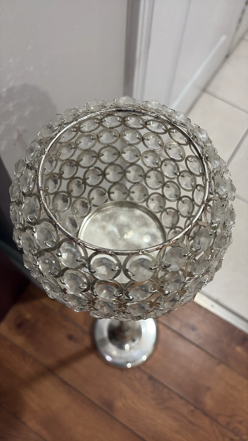 Crystal Beaded Floor Candelabra - photo 2
