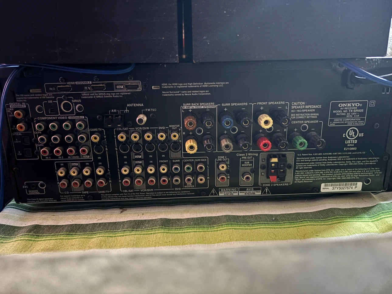 Onkyo AV Receiver with Remote - photo 3
