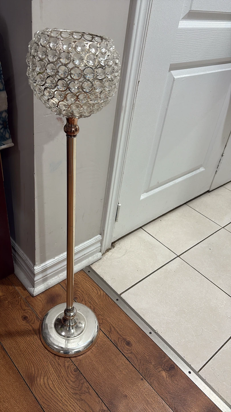 Crystal Beaded Floor Candelabra - photo 5