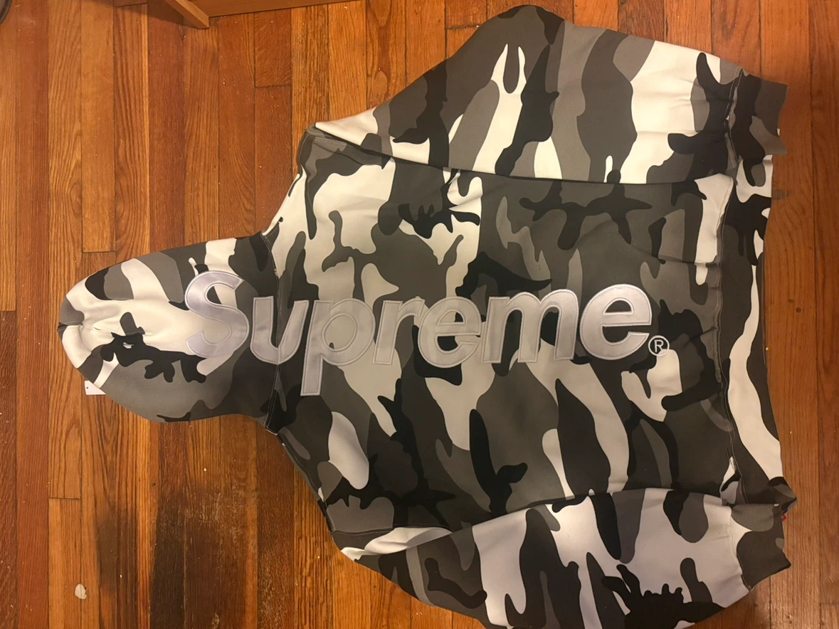 Supreme Satin Applique Hooded Sweatshirt (SS26)