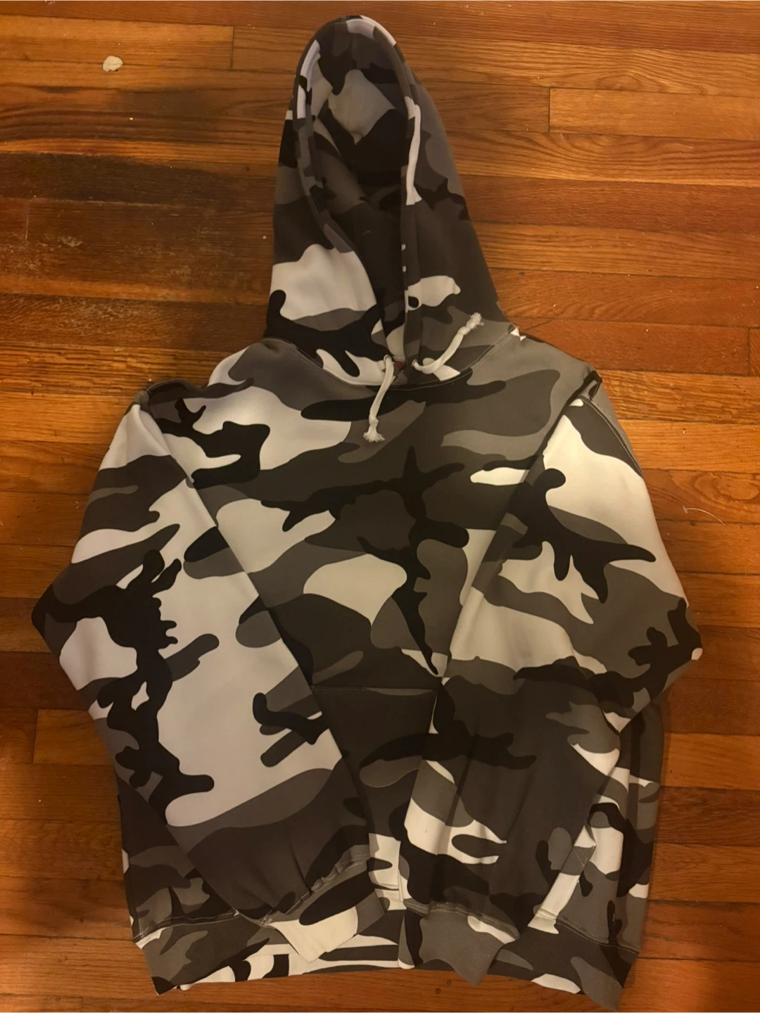 Supreme Satin Applique Hooded Sweatshirt (SS26) - photo 2