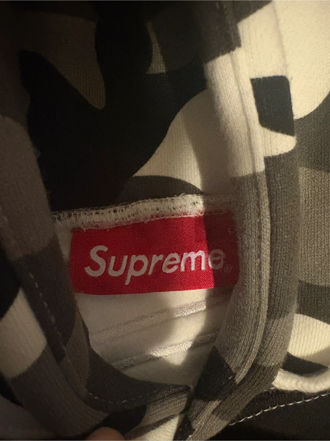 Supreme Satin Applique Hooded Sweatshirt (SS26) - photo 3