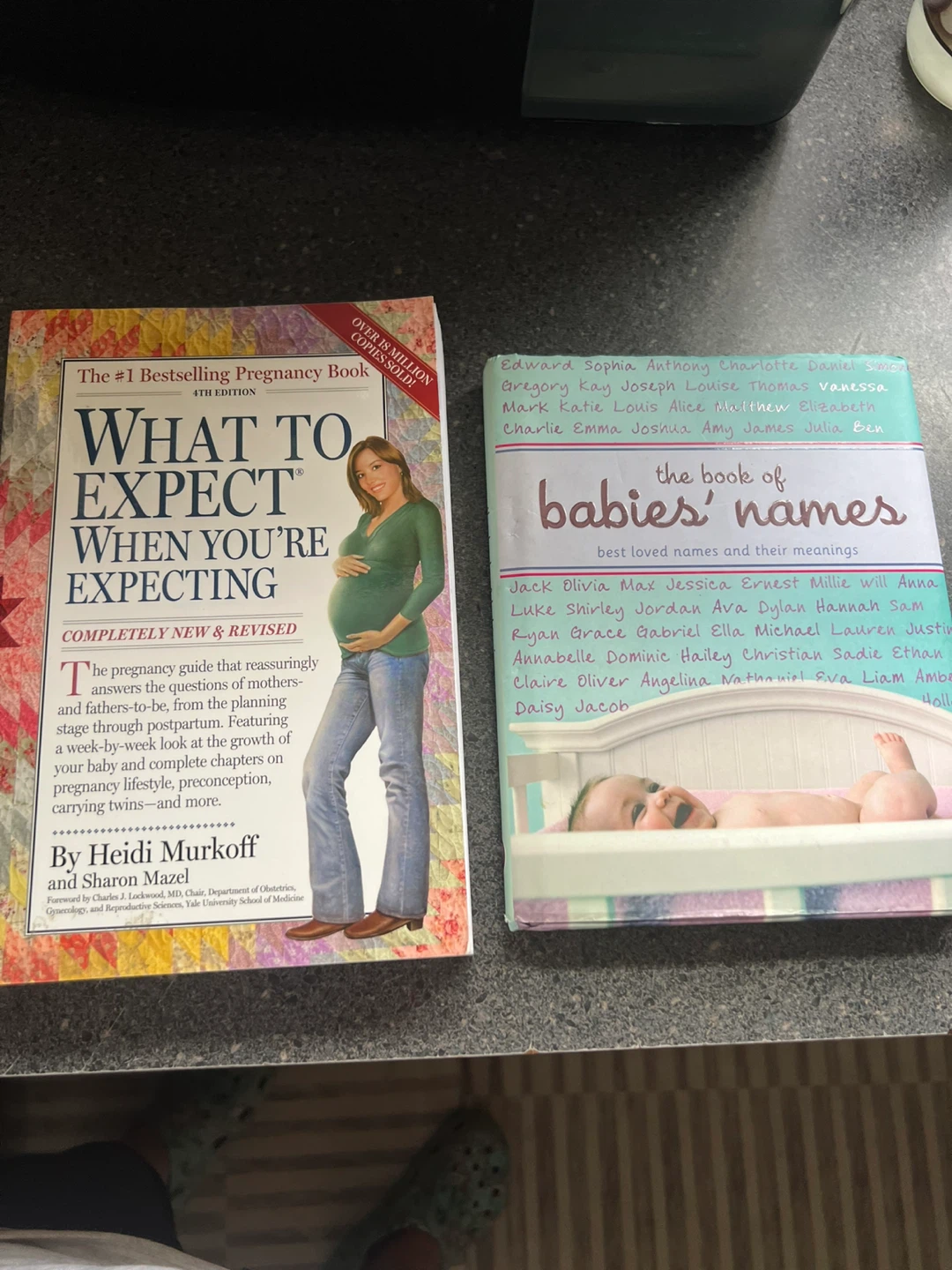 What to Expect When You're Expecting & Book of Babies' Names