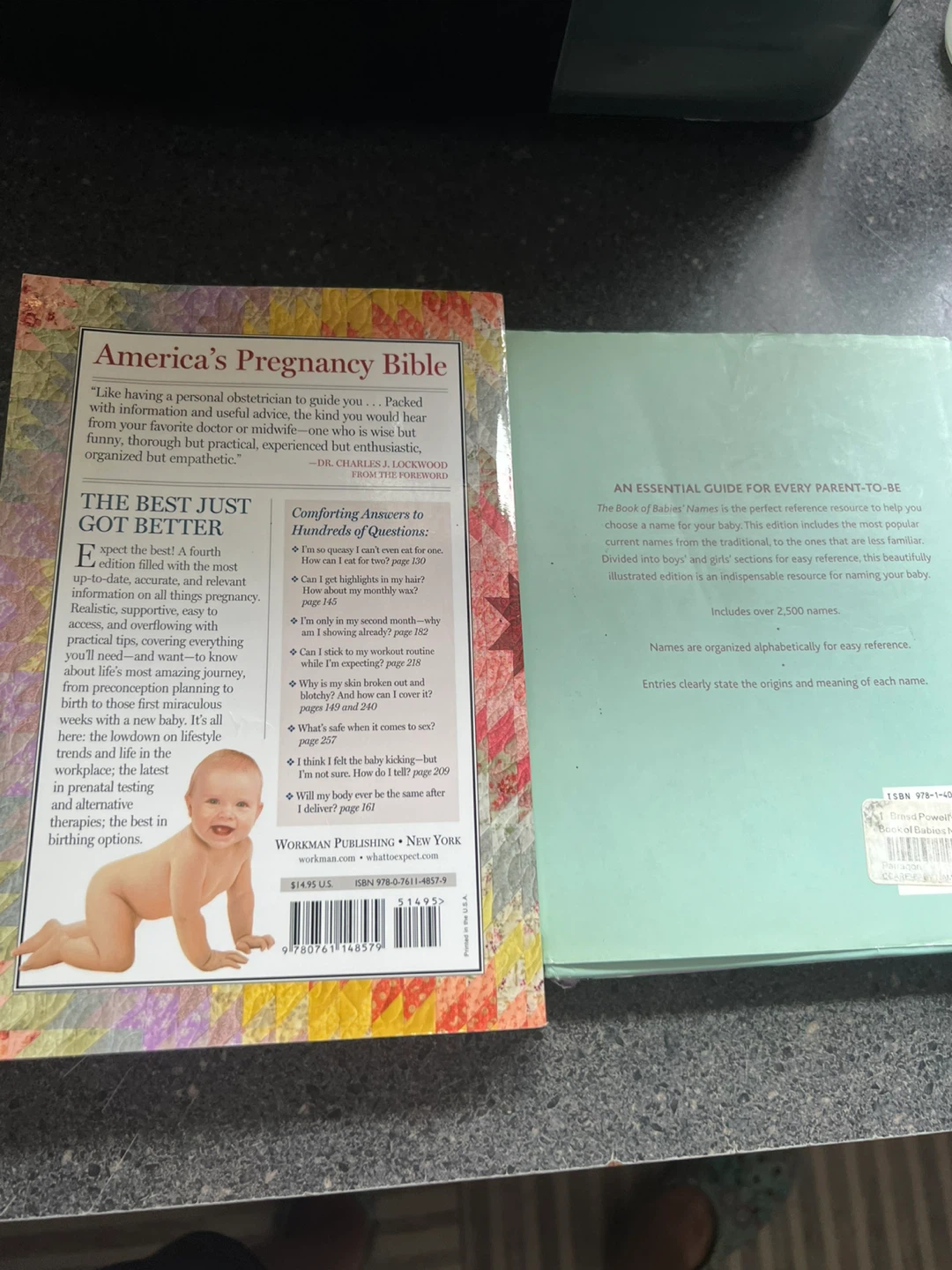 What to Expect When You're Expecting & Book of Babies' Names - photo 4