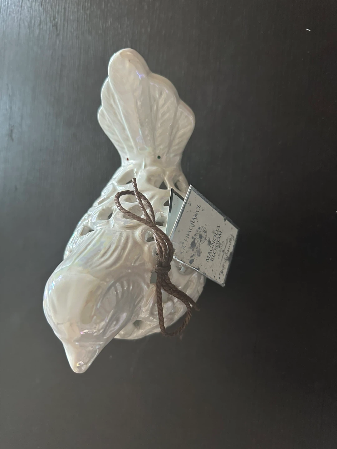 Hand-Painted Ceramic Bird Fragrance Holder – Brand New - photo 3