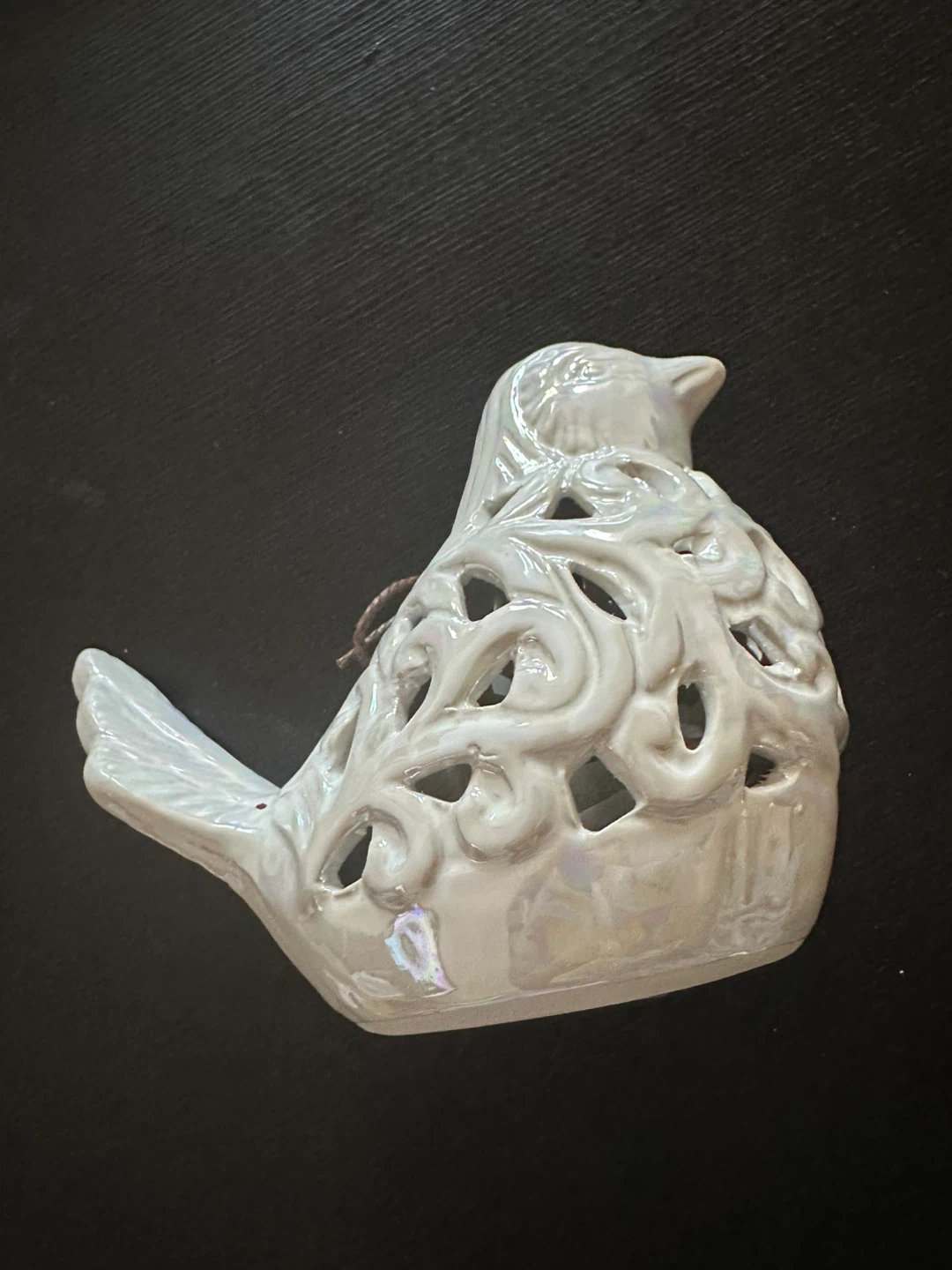 Hand-Painted Ceramic Bird Fragrance Holder – Brand New - photo 4