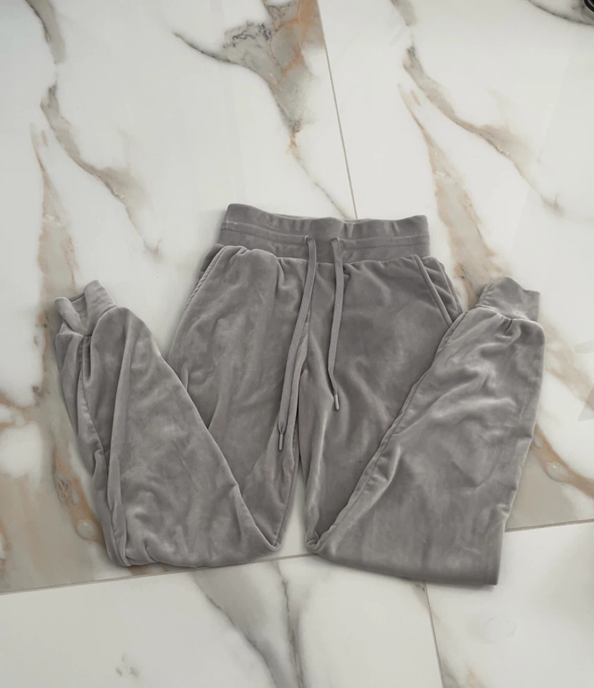Bluenotes Velour Joggers / Sweatpants – Grey / Size XS
