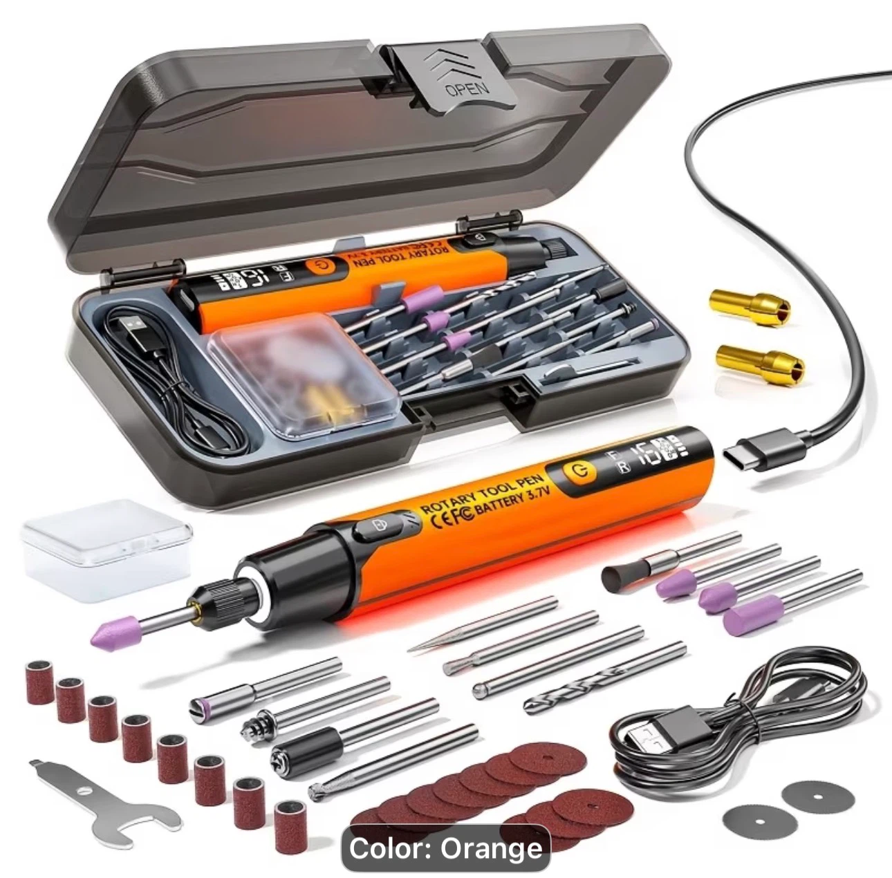 New LCD Cordless Rotary Tool | 6-Speed Variable/Usb