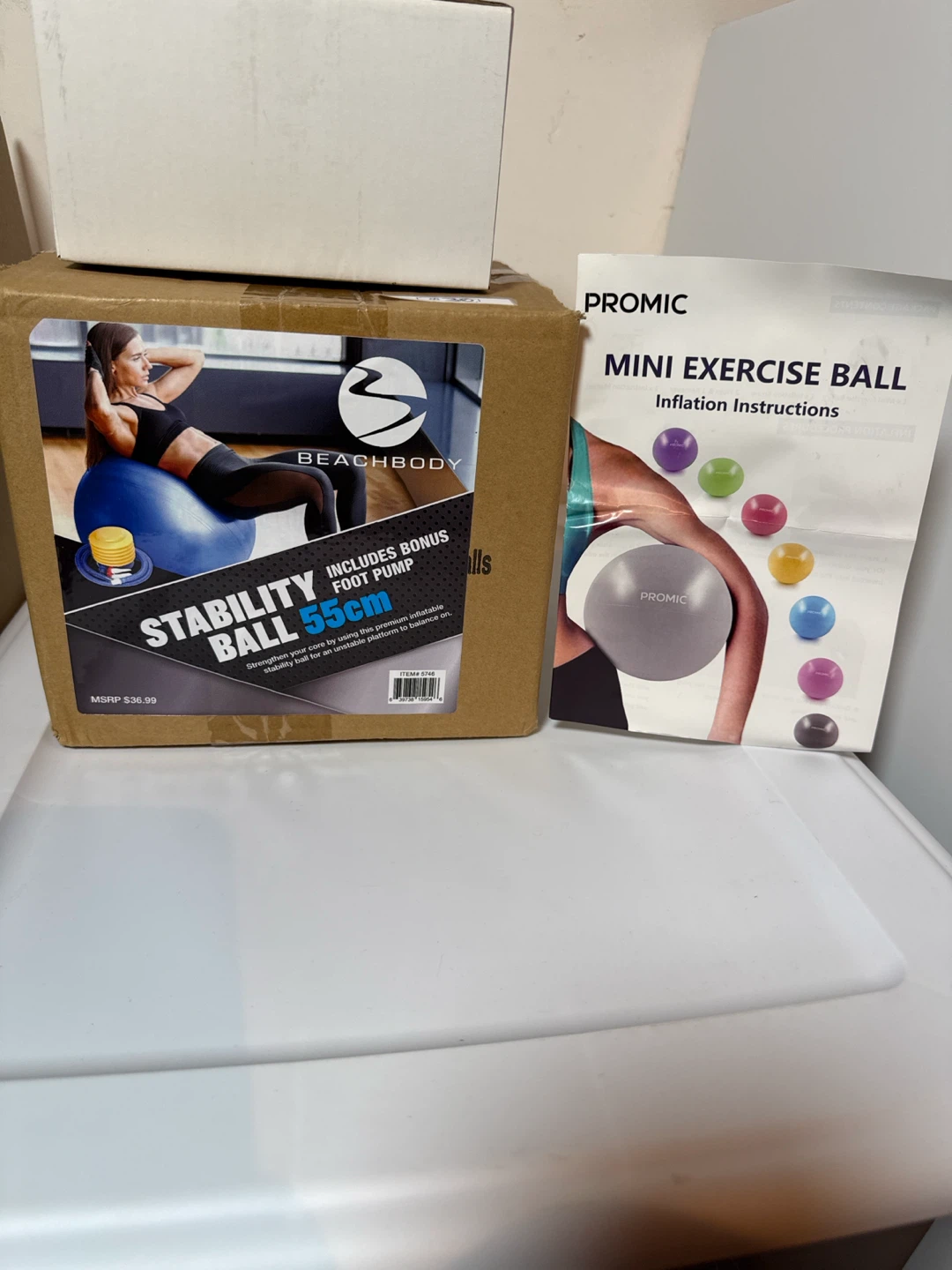 New never opened inflatable exercise balls - photo 4