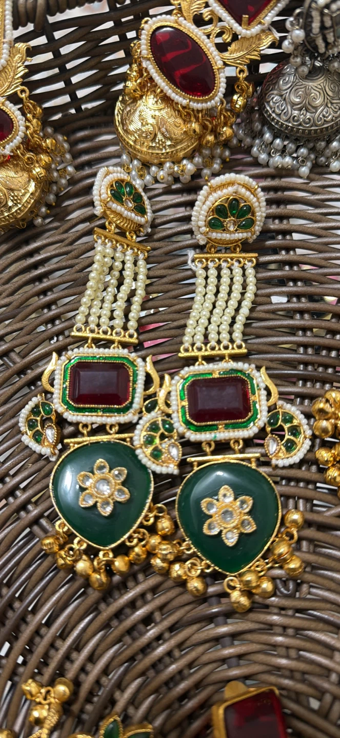Statement piece earrings