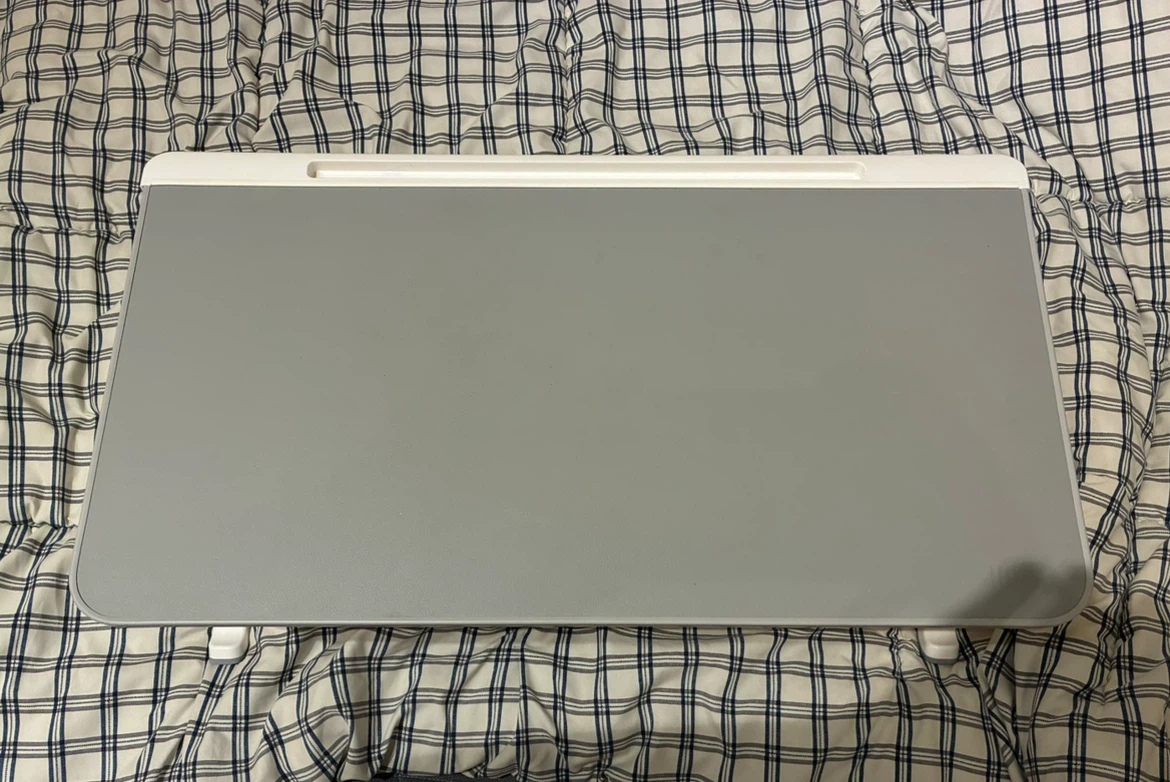Adjustable Laptop Bed Tray with Drawer - photo 4