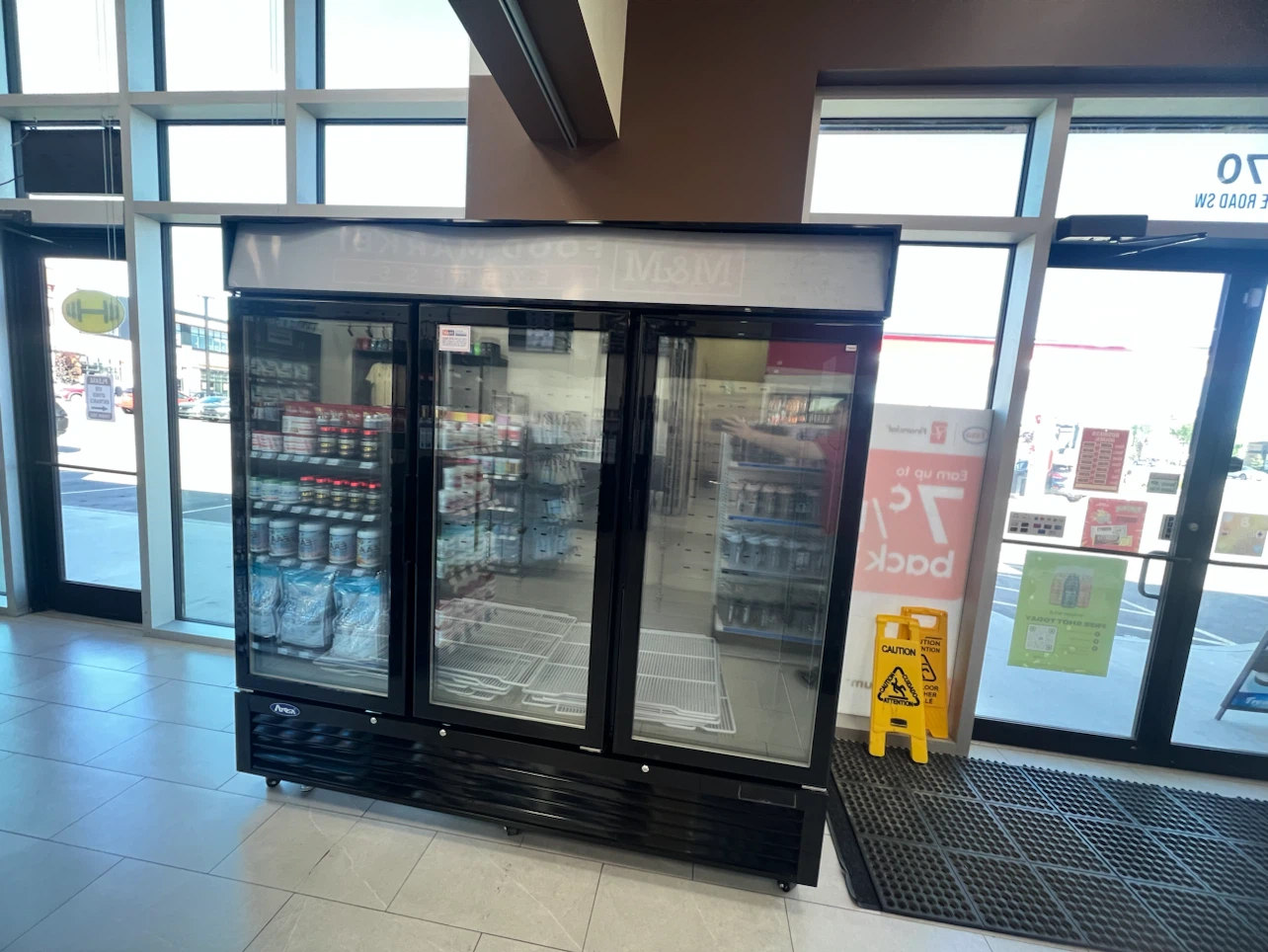 Arctic Air Bottom Mount Glass Door Freezer