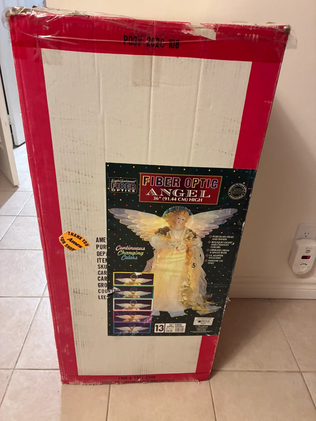 Fiber Optic Angel Tree Topper - photo 2
