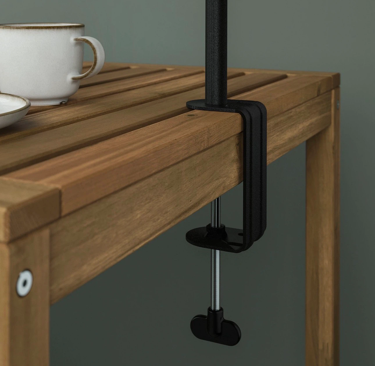 Adjustable Hanging Rod with Clamps - photo 3