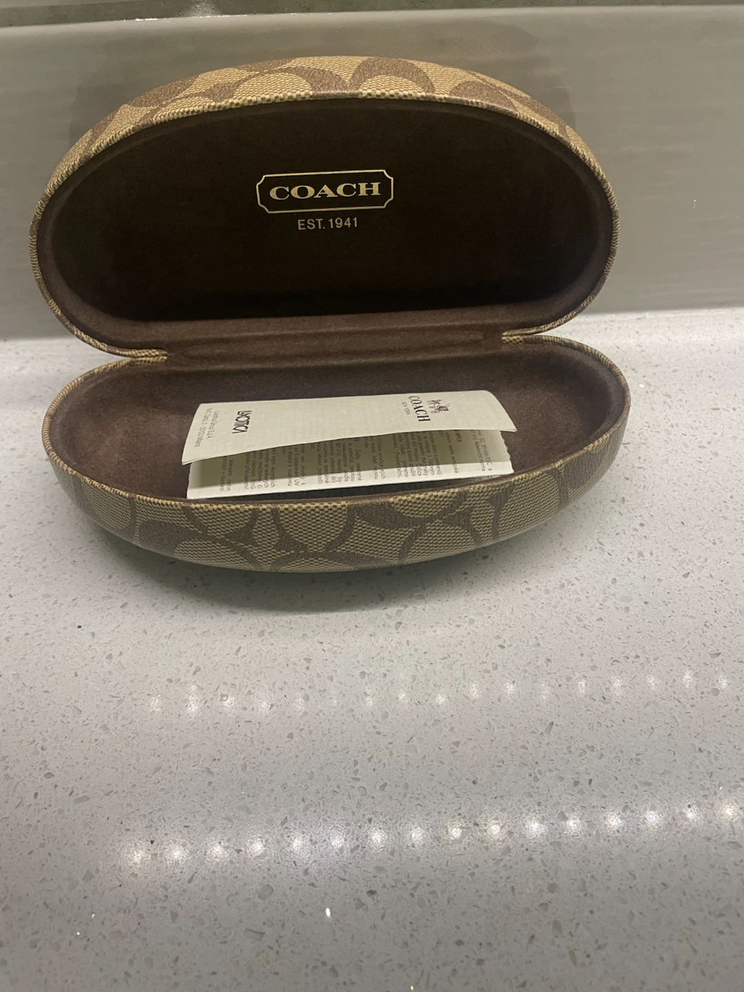 Coach Signature Eyeglass Case