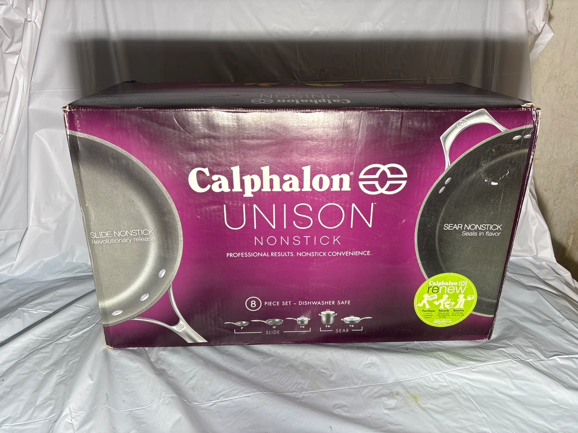 Calphalon Unison Nonstick 8 Piece Cookware Set