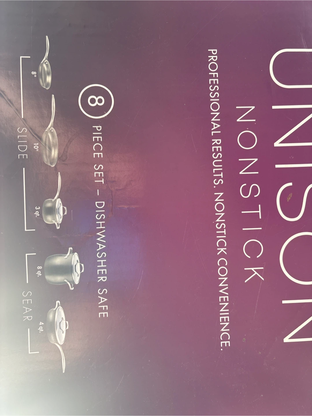 Calphalon Unison Nonstick 8 Piece Cookware Set - photo 3