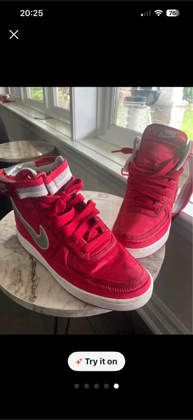 Nike Red High-Top Sneakers