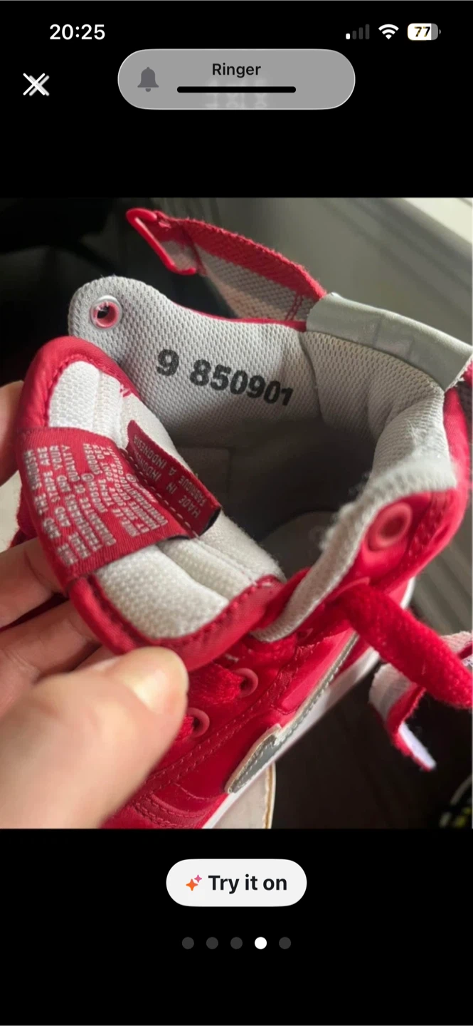 Nike Red High-Top Sneakers - photo 2