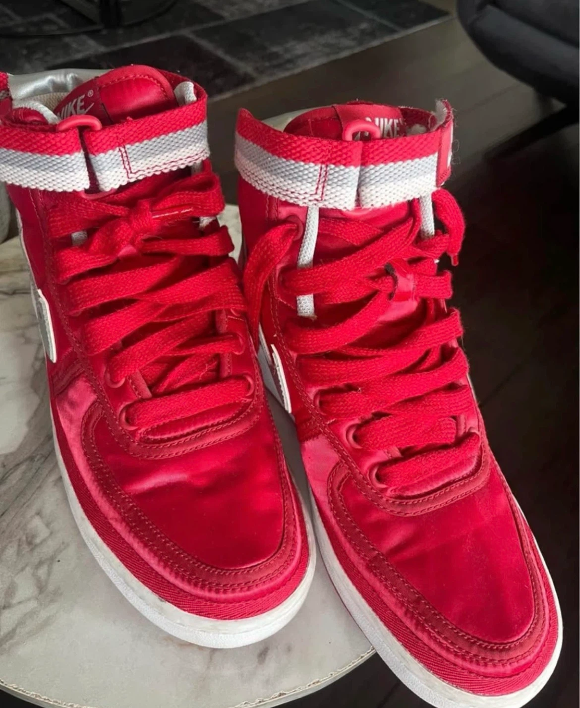 Nike Red High-Top Sneakers - photo 5