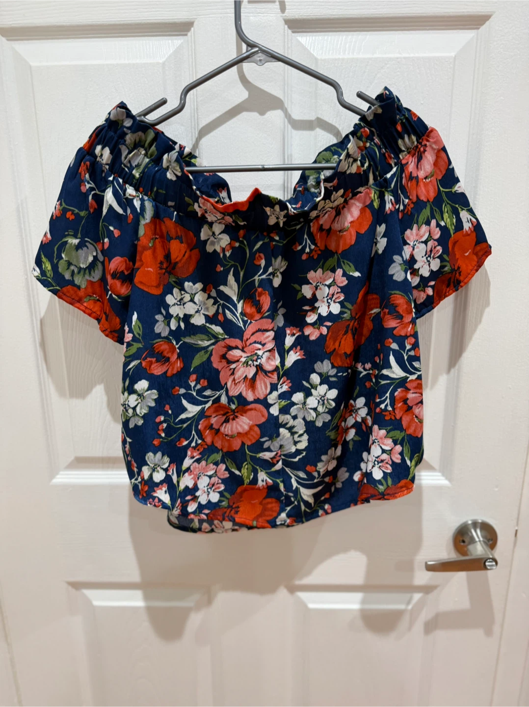 Floral Off-the-Shoulder Top - Size M - photo 3