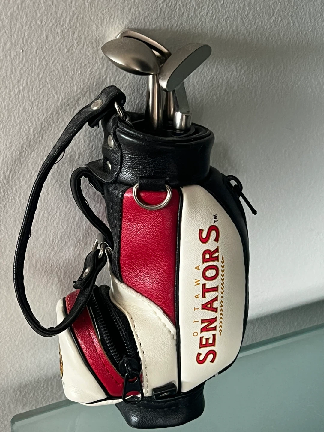 Ottawa Senators Mini Golf Bag Keychain