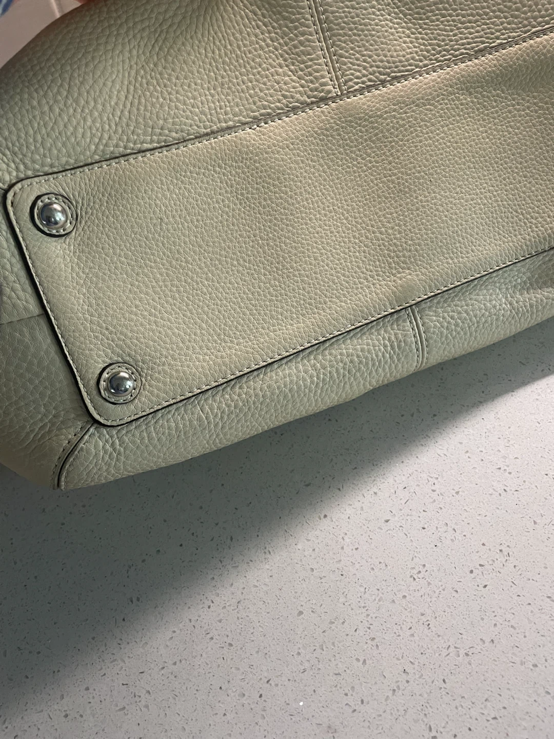 Coach Cream Leather Handbag - photo 4