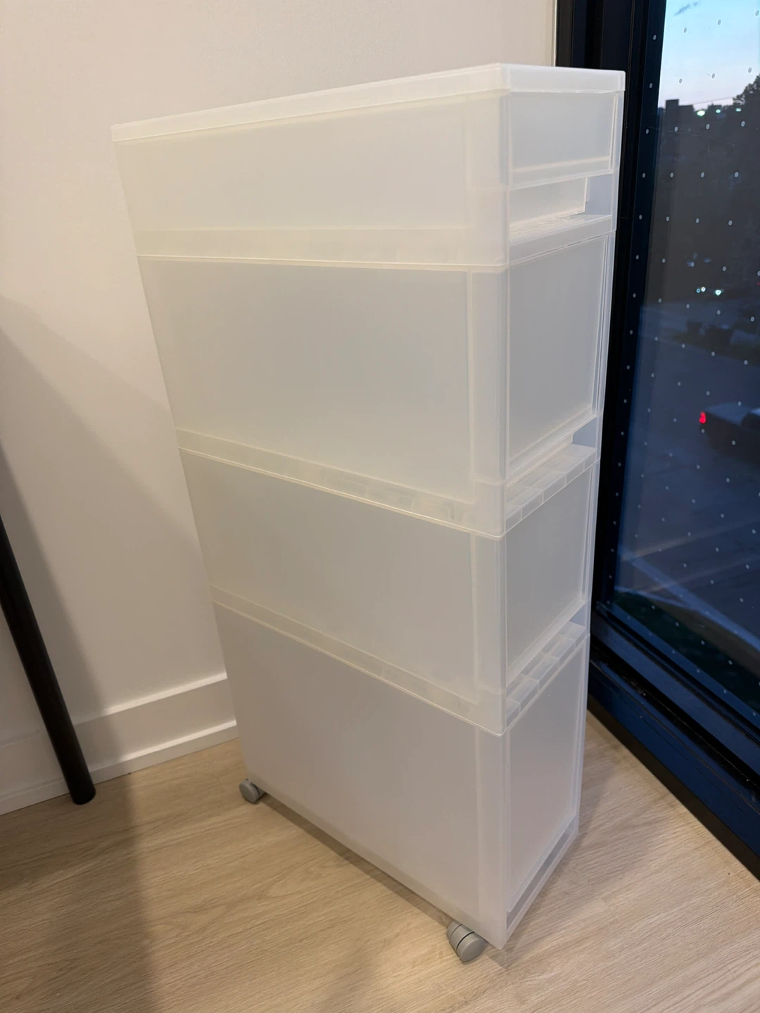 Slim Rolling Storage Cart