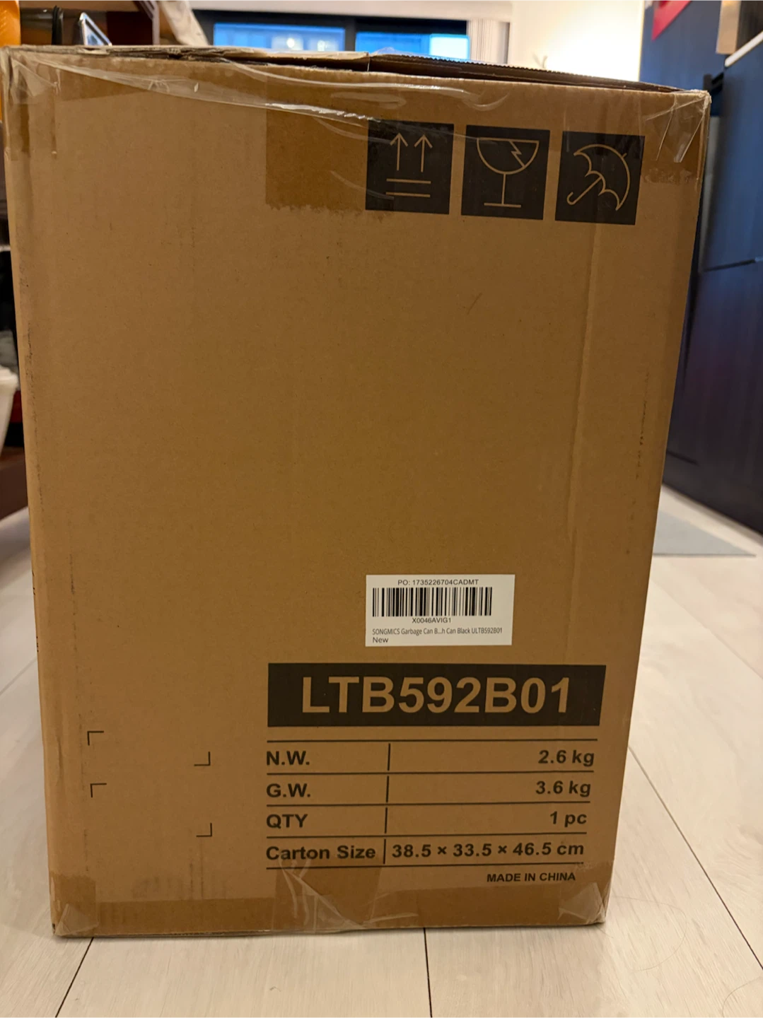 Brand New Trash Can 5.2-Gallon/ 20L - SONGMICS - photo 4