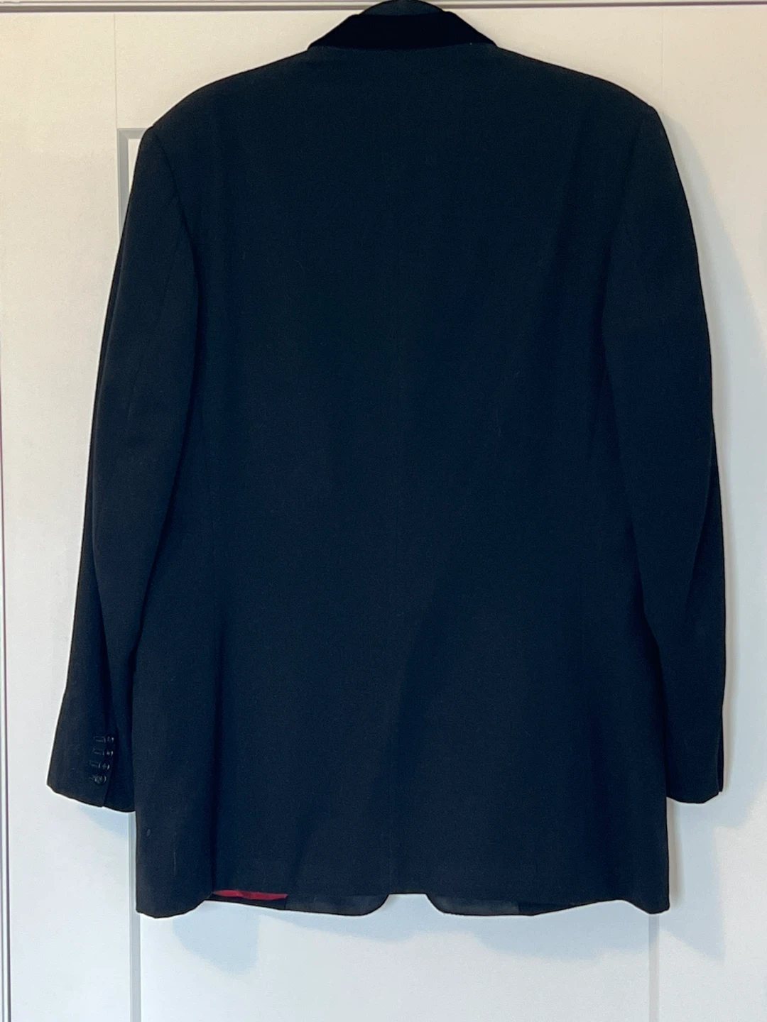 Black Velvet Collar Tuxedo Jacket - photo 3