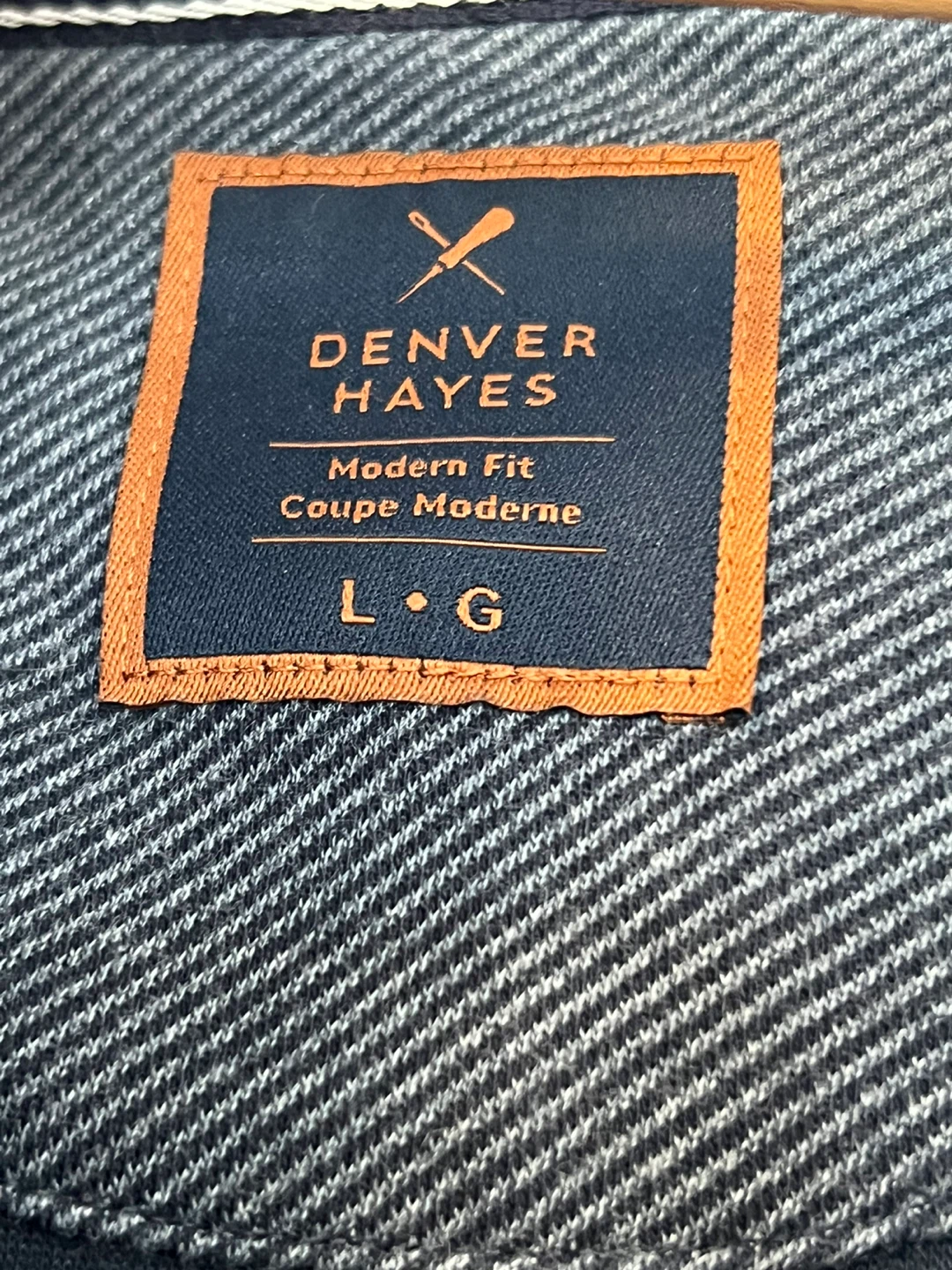 Denver Hayes Navy Quarter Zip Sweatshirt L - photo 4