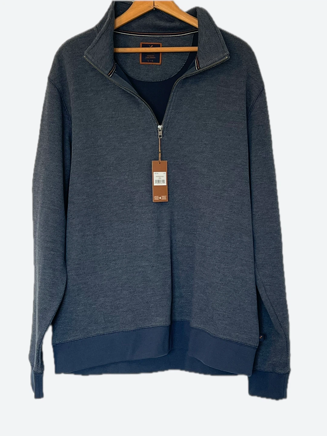 Denver Hayes Navy Quarter Zip Sweatshirt L - photo 2
