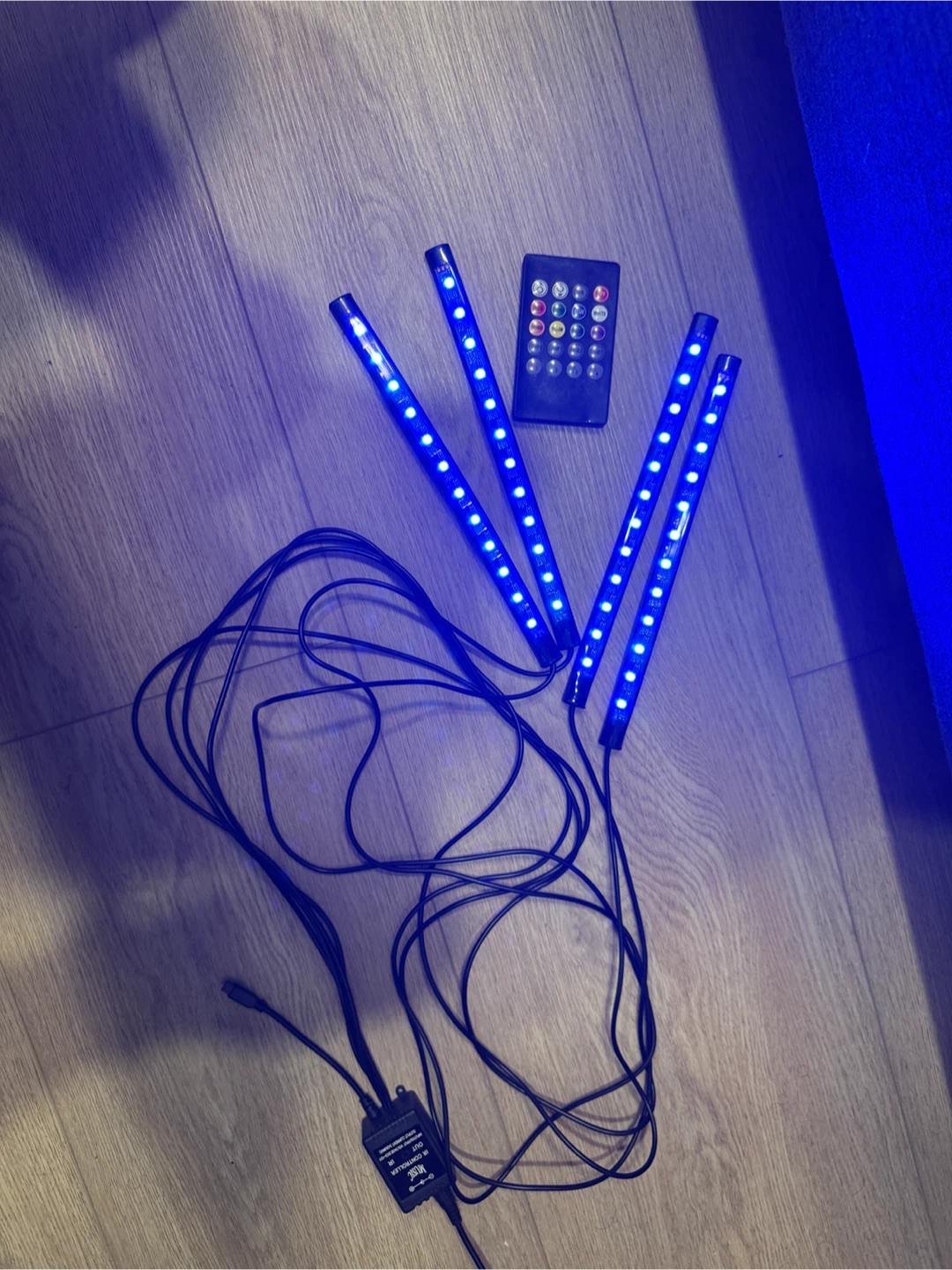 Car Interior LED Strip Lights with Remote