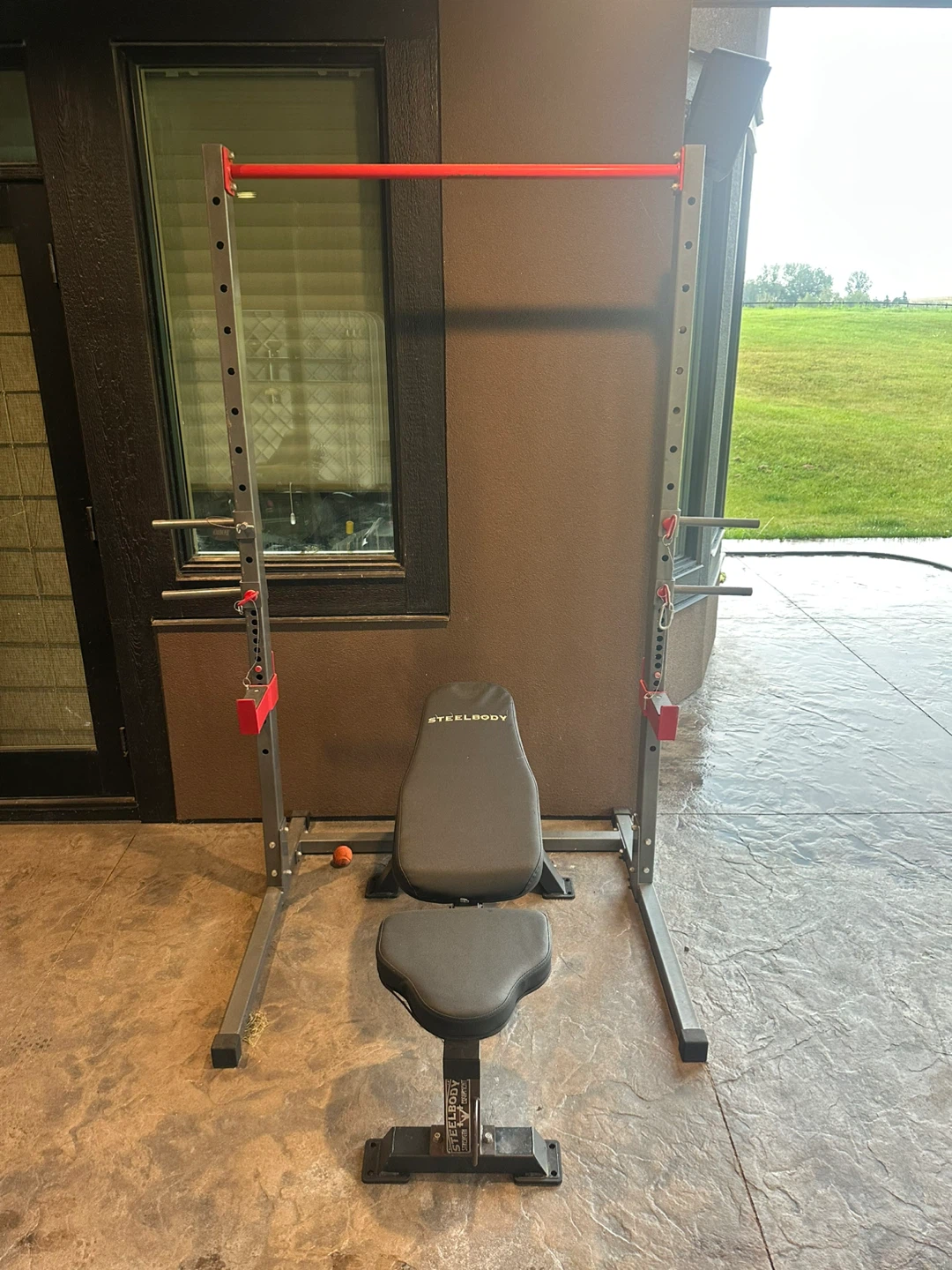 Tonic Performance Squat Rack + SteelBody Adjustable Bench - photo 2
