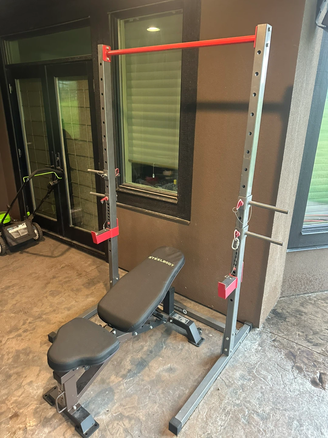 Tonic Performance Squat Rack + SteelBody Adjustable Bench - photo 3
