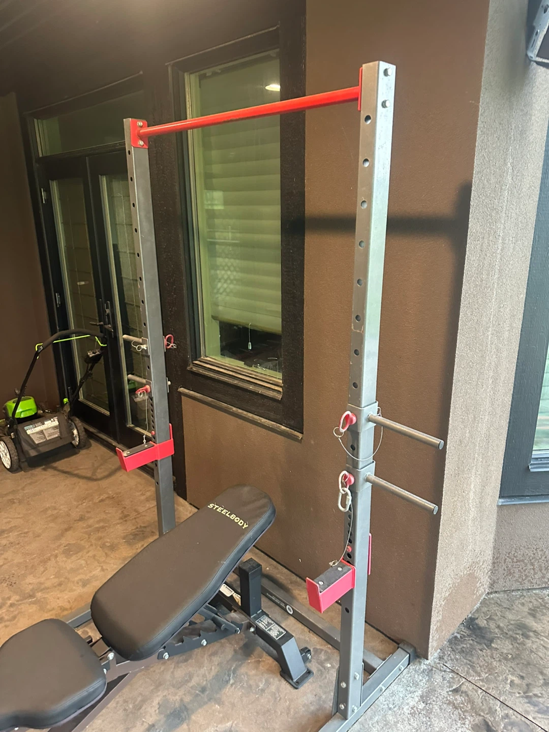 Tonic Performance Squat Rack + SteelBody Adjustable Bench - photo 4
