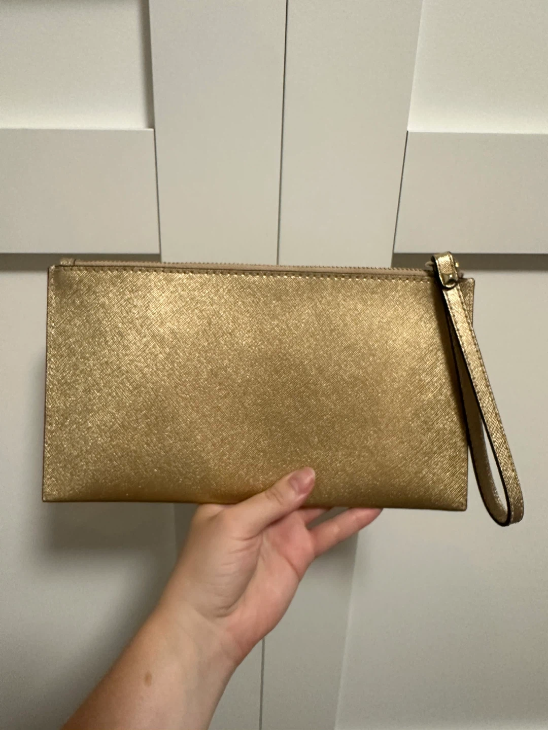 Michael Kors Gold Studded Wristlet Clutch - photo 2