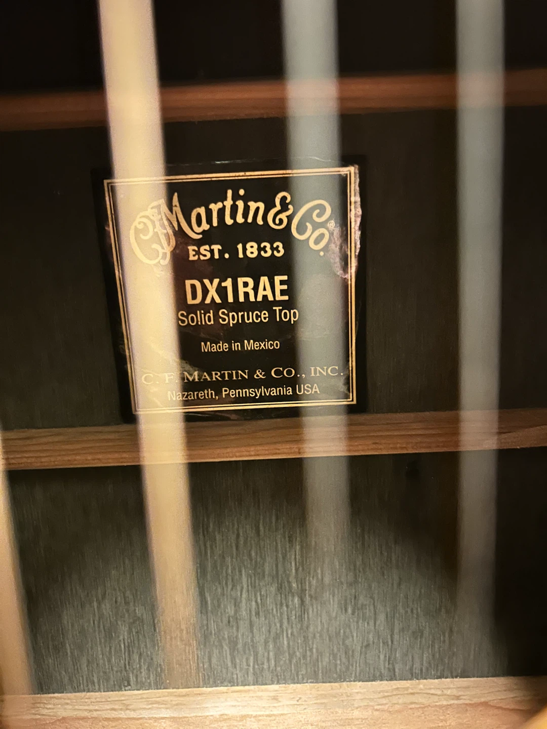 Martin & Co. DX1RAE Acoustic Guitar - photo 5