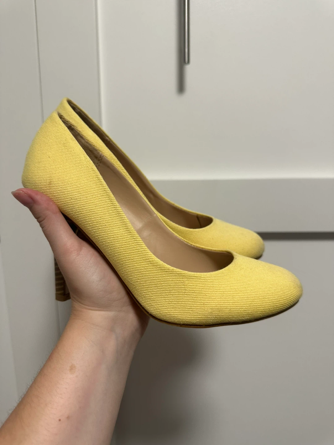 Yellow HELLY & KATE Heels Size Unknown