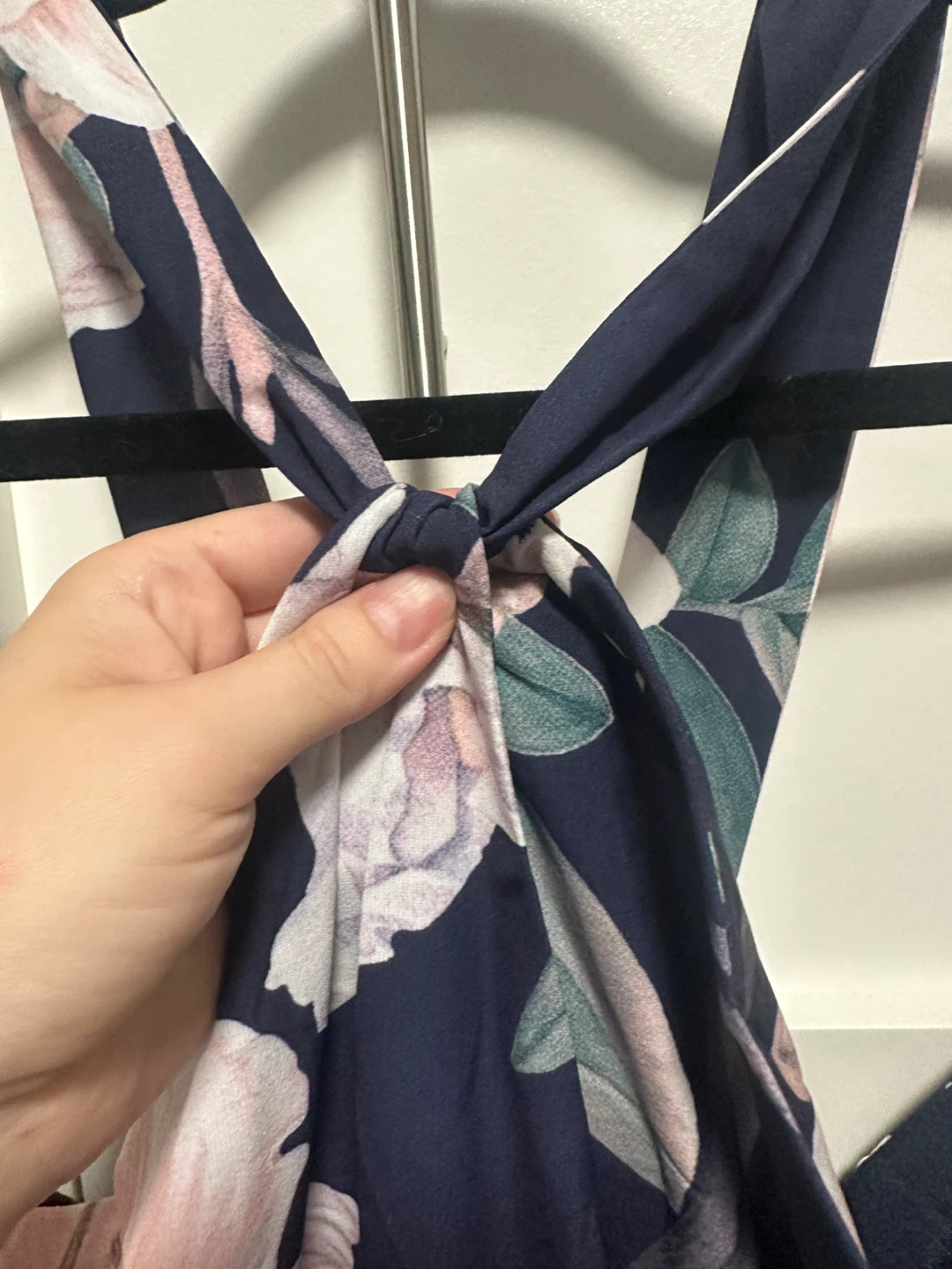 Navy Floral Maxi Dress - photo 2
