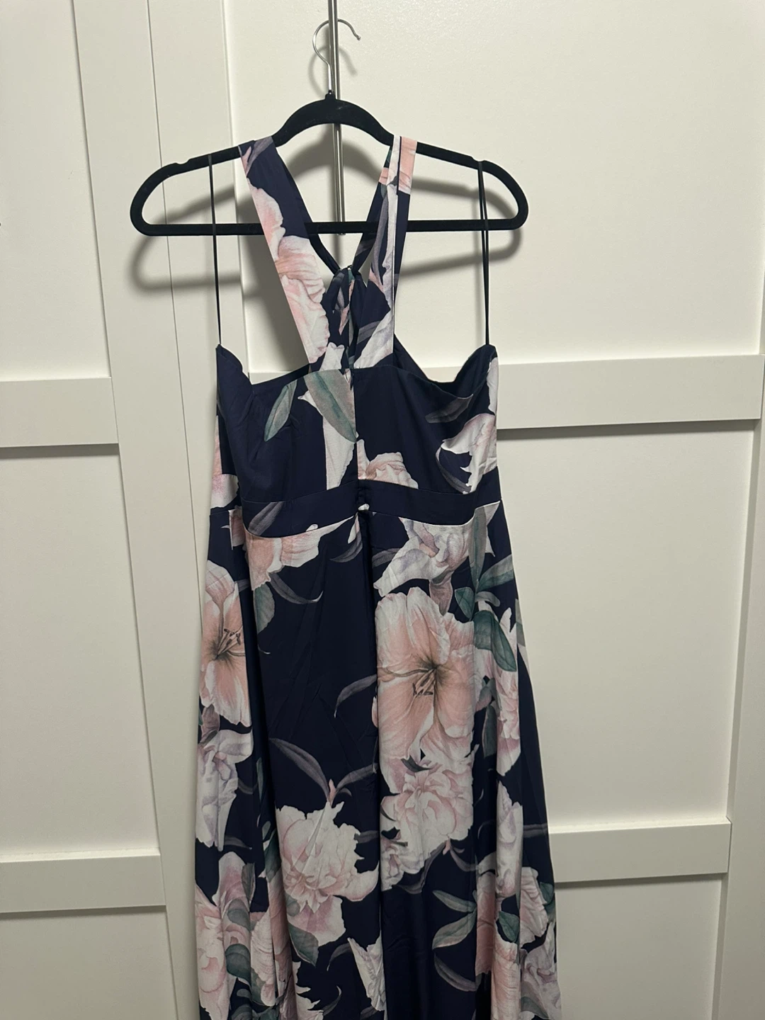 Navy Floral Maxi Dress - photo 3