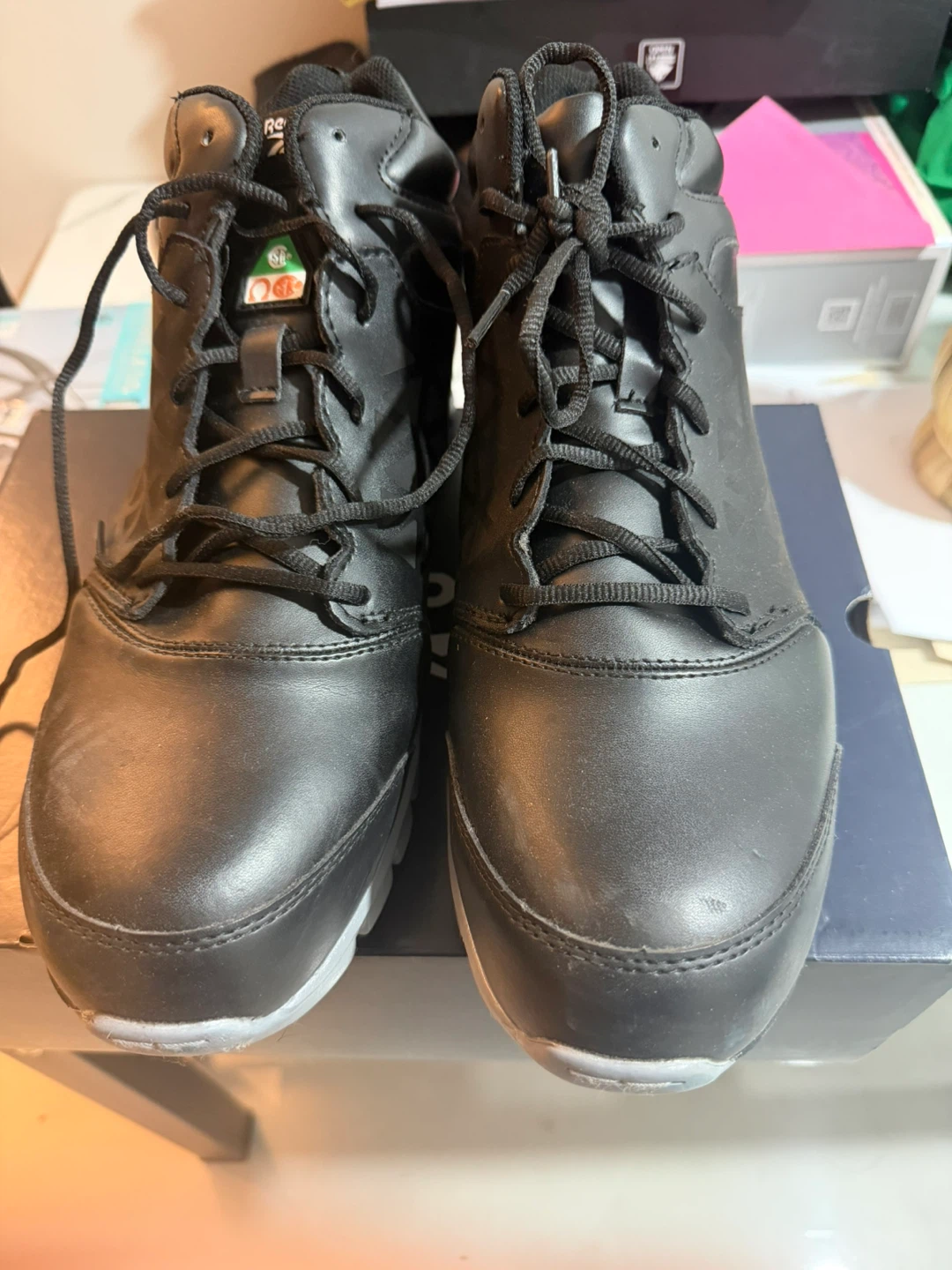 Men’s Black Reebok Size 13 Work Safety Shoe