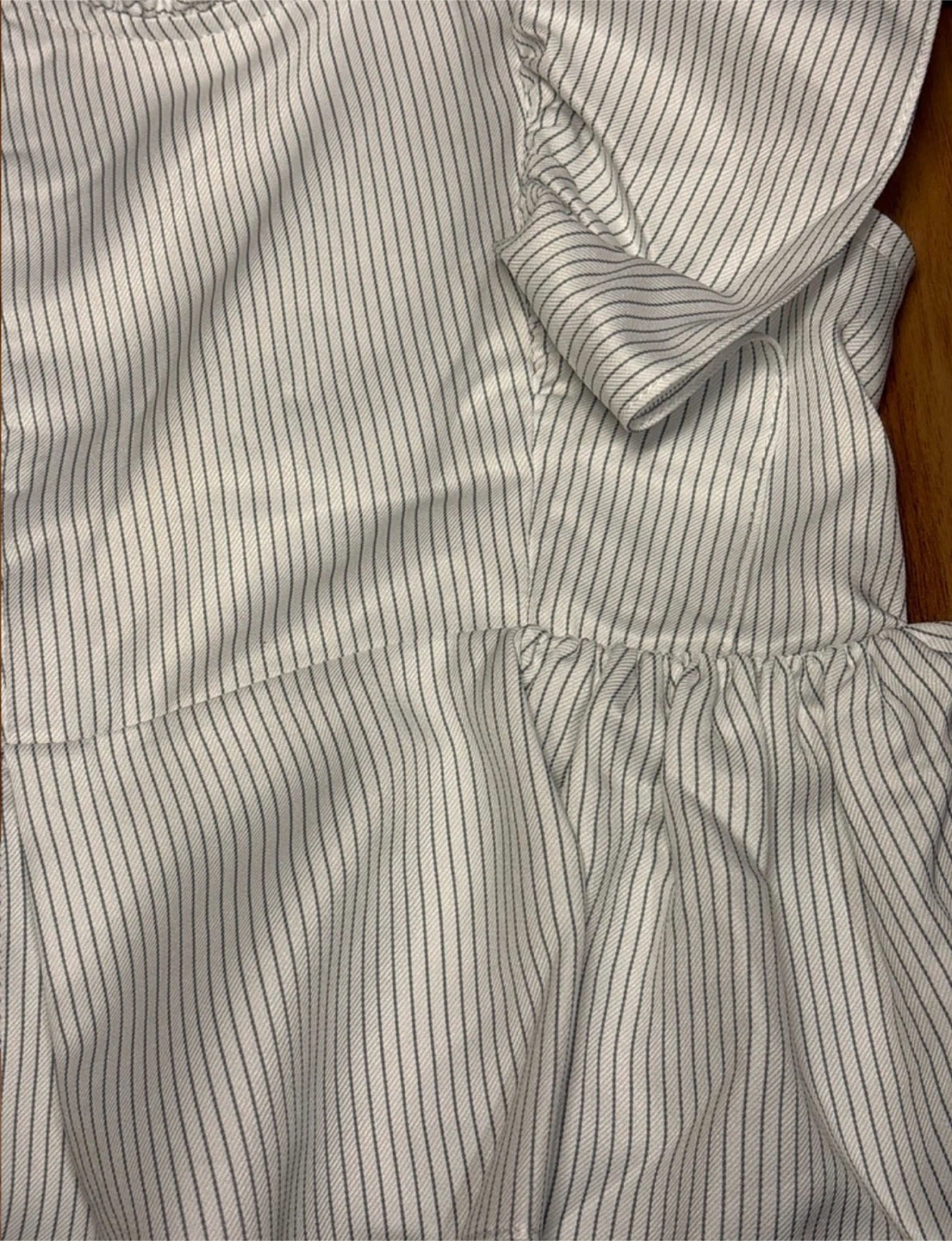 Girls Striped Ruffle Peplum Top Size 3 - photo 2