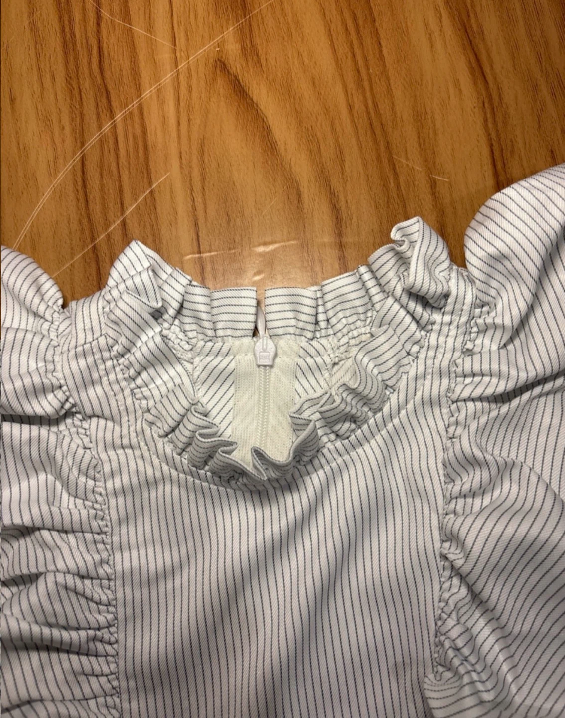 Girls Striped Ruffle Peplum Top Size 3 - photo 3